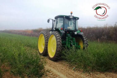 sloupovité ovocné stromy duo-V mini ovocné keře Polsko